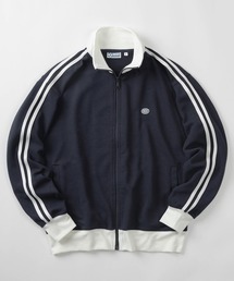 DISCUS（ディスカス）の「【71】【DISCUS/ディスカス】配色リブ ワッフル スリーブライン トラックジャケット/ラインジャージ/ライトアウター/スポーツミックス/ユニセックス/レディース/メンズ（ジャージ）」