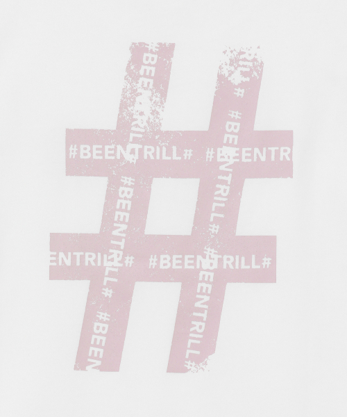 BEENTRILL（ビントリル）の「ウィメンズヴィンテージハッシュタグ半袖Tシャツ（オフホワイト）（Tシャツ/カットソー・レディース・その他・SMALL/X-SMALL）」の3枚目の写真