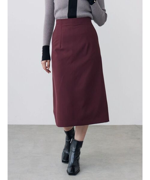 TONAL(トーナル)の「レースヘムタイトスカート(スカート・レディース・ネイビー/ボルドー/グレー・SMALL/MEDIUM)」の16枚目の写真