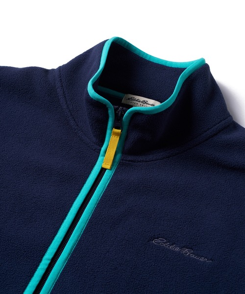 Eddie Bauer（エディーバウアー）の「Eddie Bauer(エディー・バウアー) FLEECE FULL-ZIP マイクロ フリース ジップ ジャケット ブルゾン メンズ E272062M（ブルゾン・メンズ・グリーン/グレー/ネイビー・L/M）」の9枚目の写真