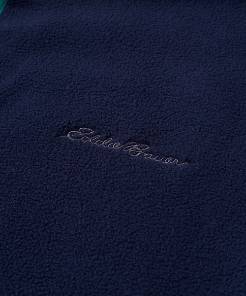 Eddie Bauer（エディーバウアー）の「Eddie Bauer(エディー・バウアー) FLEECE FULL-ZIP マイクロ フリース ジップ ジャケット ブルゾン メンズ E272062M（ブルゾン・メンズ・グリーン/グレー/ネイビー・L/M）」の10枚目の写真