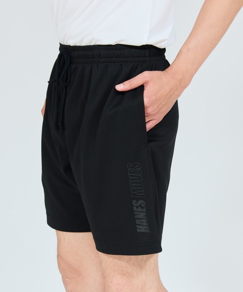 HANES(ヘインズ)の「【Hanes/ヘインズ】メンズ Hanes MOVESハニカムメッシュ ハーフパンツ(その他パンツ・メンズ・ヘザーチャコール/ブラック・X-LARGE/LARGE/MEDIUM)」の9枚目の写真