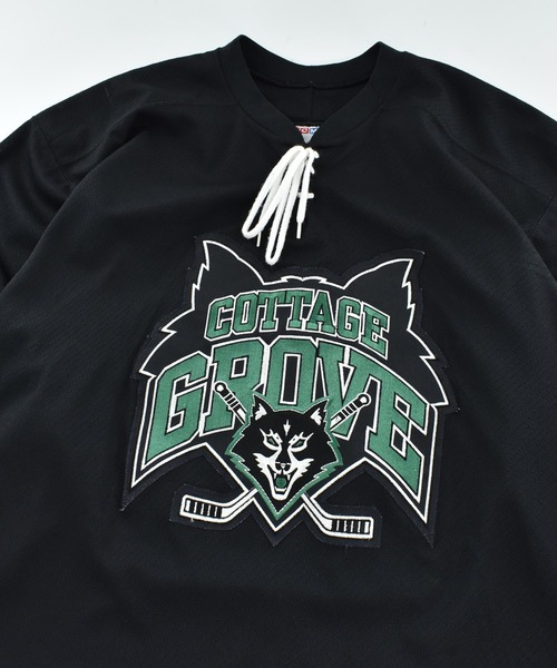 LABORATORY R(ラボラトリーアール)の「【USED】CCM “Cottage Grove” ゲームシャツ(Tシャツ/カットソー・メンズ・ブラック・LARGE)」の2枚目の写真
