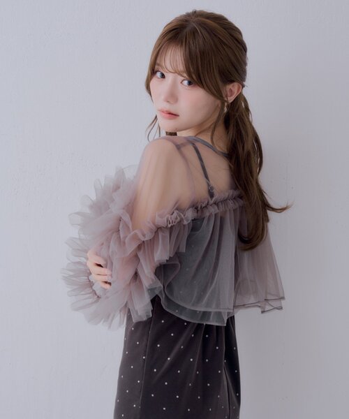 Chico（チコ）の「【SALON by Chico】2WAYフリルボレロワンピースセット / オケージョン（ドレス・レディース・ブラック/チャコールグレー/ブラック系その他・FREE）」の22枚目の写真
