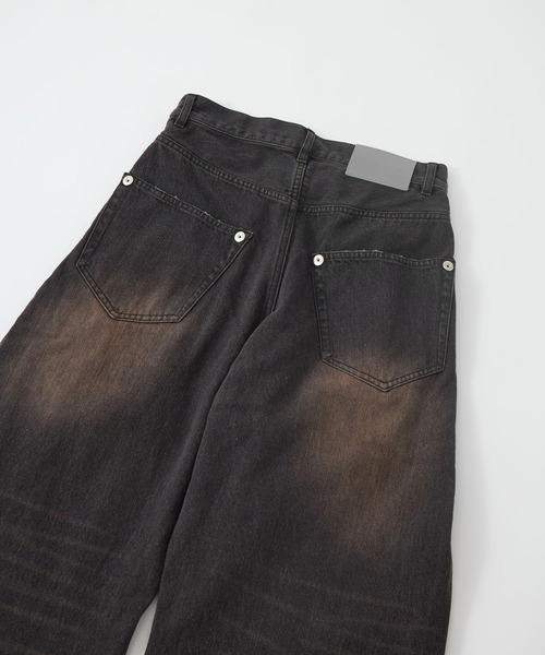 CONZ(コンズ)の「over dye curved denim(デニムパンツ・レディース・ブルー/ブラック・1/3/2)」の21枚目の写真