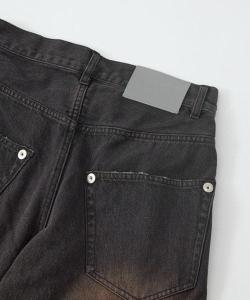 CONZ(コンズ)の「over dye curved denim(デニムパンツ・レディース・ブルー/ブラック・1/3/2)」の22枚目の写真
