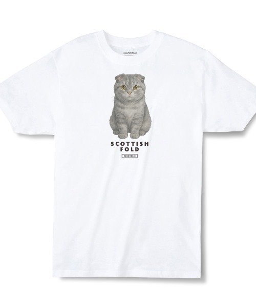 Moftique(モフティック)の「Moftique(モフティック) エントリーモデル 半袖Tシャツ アニマル アソート キャット 猫 インクジェットプリント 褪せ感 4.0オンス 薄手 トップス カットソー 夏 カジュアル メンズ レディース ユニセックス(Tシャツ/カットソー・メンズ・その他5/その他6/その他7/その他8/その他9/その他2/その他3/その他4・L/XL)」の1枚目の写真