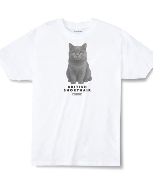Moftique(モフティック)の「Moftique(モフティック) エントリーモデル 半袖Tシャツ アニマル アソート キャット 猫 インクジェットプリント 褪せ感 4.0オンス 薄手 トップス カットソー 夏 カジュアル メンズ レディース ユニセックス(Tシャツ/カットソー・メンズ・その他5/その他6/その他7/その他8/その他9/その他2/その他3/その他4・L/XL)」の2枚目の写真