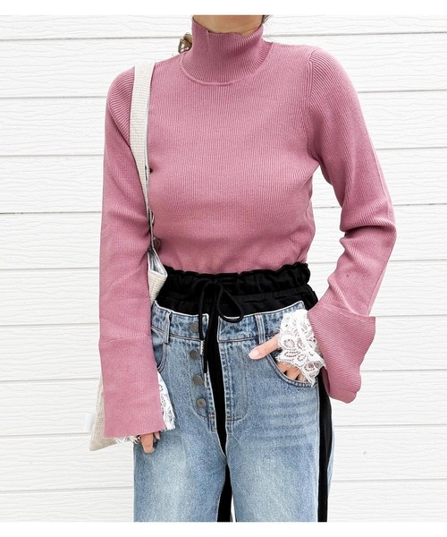 Q（キュー）の「デニムドッキングスエットパンツ（スウェットパンツ・レディース・杢グレー/ブラック・MEDIUM）」の18枚目の写真