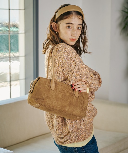 GEORGE'S(ジョージズ)の「アソートボストンBAG(ボストンバッグ・レディース・ブラック/ベージュ・FREE)」の1枚目の写真