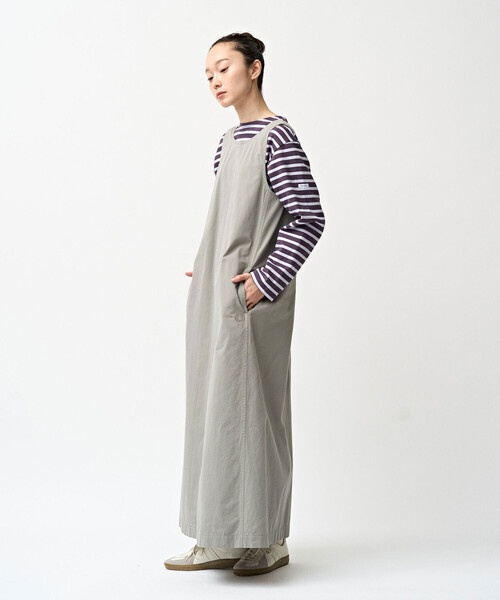 ORCIVAL（オーシバル）の「ORCIVAL | コットンツイル ノースリーブAラインワンピース WOMEN（ワンピース・レディース・ブラック・1）」の11枚目の写真