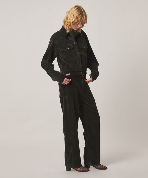 6(ロク)の「<6(ROKU)>コーデュロイ パンツ(その他パンツ・レディース・ダークグリーン・36/34/38)」の5枚目の写真