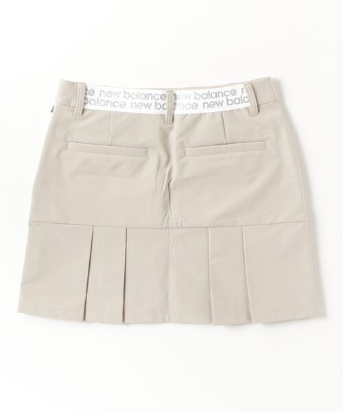 NEW BALANCE（ニューバランス）の「ニューバランス New Balance SOFTSHELL PLEATED SKIRT（スカート・レディース・ブラック/ベージュ/ホワイト×ブラック・S/M/L/XL）」の4枚目の写真