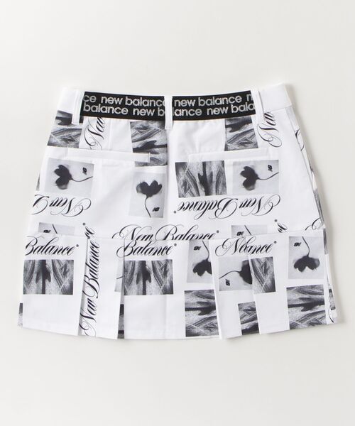 NEW BALANCE（ニューバランス）の「ニューバランス New Balance SOFTSHELL PLEATED SKIRT（スカート・レディース・ブラック/ベージュ/ホワイト×ブラック・S/M/L/XL）」の6枚目の写真