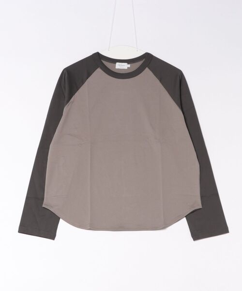 handvaerk（ハンドバーク）の「handvaerk | 60/2 ベースボールTシャツ WOMEN（Tシャツ/カットソー・レディース・ホワイト/グレー系その他/ブラウン系その他・S）」の3枚目の写真