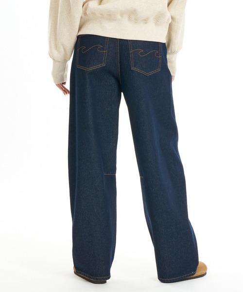 BILLABONG(ビラボン)の「BILLABONG ウィメンズ BARREL LEGS DENIM デニムパンツ 【2026年秋冬モデル】/ビラボンバレルデニム(デニムパンツ・レディース・ブラック/ブルー/インディゴブルー・MEDIUM/SMALL)」の9枚目の写真