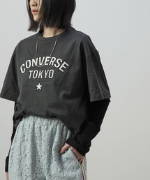 【HL】PATCHWORK VELOR RIB TOP