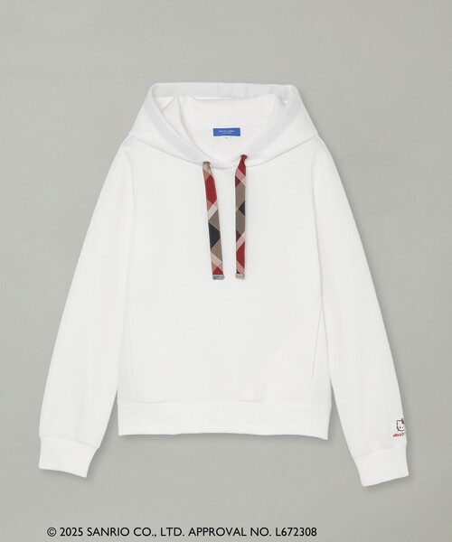 BLUE LABEL CRESTBRIDGE(ブルーレーベルクレストブリッジ)の「【ハローキティコラボ】ダンボールフーディー(パーカー・レディース・ブラック/ホワイト・38)」の8枚目の写真