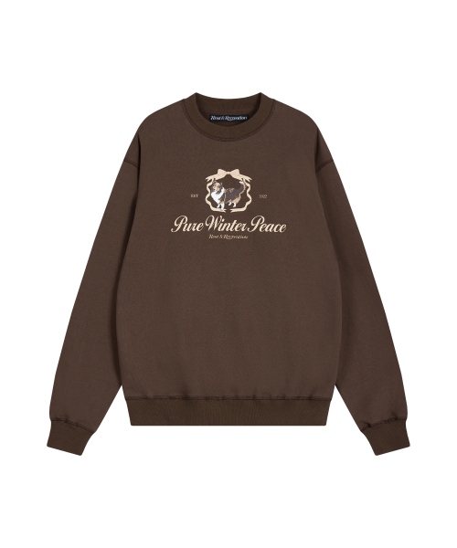 Rest&Recreation(レストアンドレクリエーション)の「RiRi LOGO SWEATSHIRT - BROWN(スウェット・メンズ・その他・ONE)」の1枚目の写真