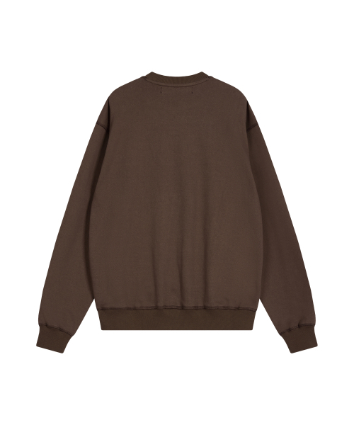 Rest&Recreation(レストアンドレクリエーション)の「RiRi LOGO SWEATSHIRT - BROWN(スウェット・メンズ・その他・ONE)」の2枚目の写真
