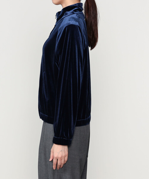 TICCA(ティッカ)の「TICCA | 〈別注〉ベロア トラックジャケット WOMEN(その他トップス・レディース・ネイビー・F)」の9枚目の写真