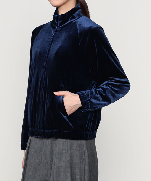 TICCA(ティッカ)の「TICCA | 〈別注〉ベロア トラックジャケット WOMEN(その他トップス・レディース・ネイビー・F)」の11枚目の写真