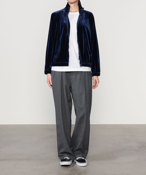 TICCA(ティッカ)の「TICCA | 〈別注〉ベロア トラックジャケット WOMEN(その他トップス・レディース・ネイビー・F)」の13枚目の写真