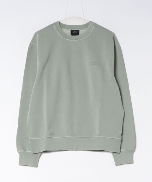 A.P.C.（アーペーセー）の「SWEATSHIRT FERNANDO（スウェット・メンズ・ブルー/グリーン系その他・S/L/XS/M）」の2枚目の写真