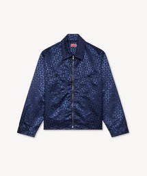 KENZOGRAM ZIPPED WORWKEAR OVERSHIRT