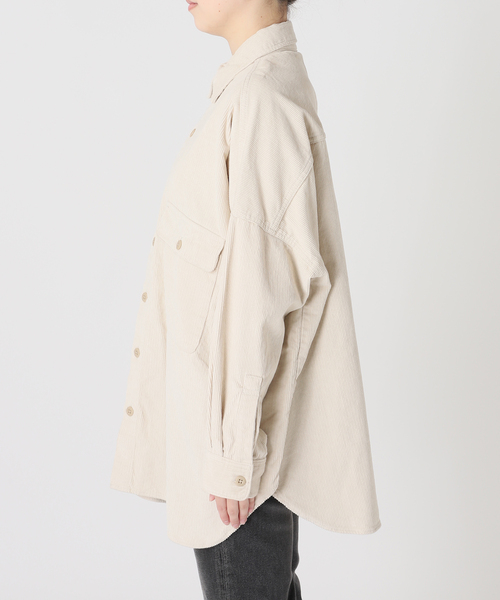 JOURNAL STANDARD relume(ジャーナルスタンダード レリューム)の「【LANCER/ランサー】 コーデュロイビッグシャツ(シャツ/ブラウス・レディース・ブラウン/ホワイト・MEDIUM)」の17枚目の写真