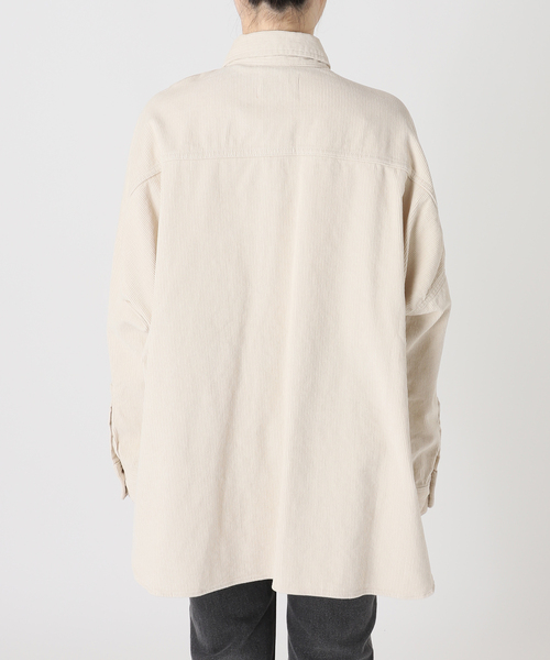 JOURNAL STANDARD relume(ジャーナルスタンダード レリューム)の「【LANCER/ランサー】 コーデュロイビッグシャツ(シャツ/ブラウス・レディース・ブラウン/ホワイト・MEDIUM)」の18枚目の写真