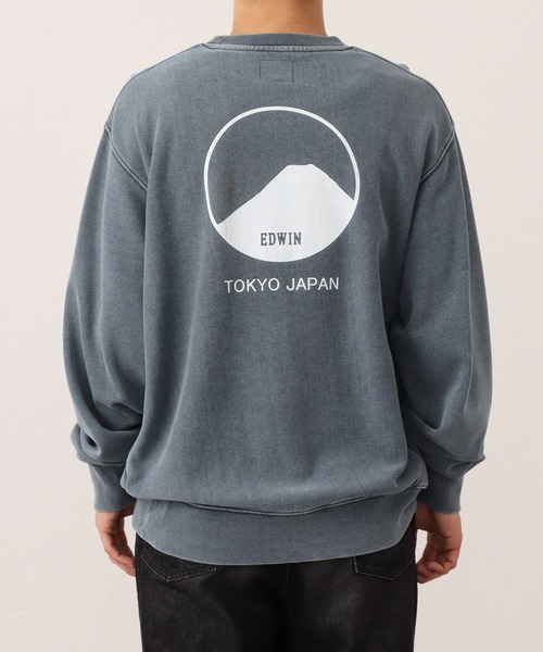 EDWIN(エドウィン)の「プリントスウェット(スウェット・メンズ・ブルー/インディゴブルー/グレー・MEDIUM/X-LARGE/LARGE)」の1枚目の写真