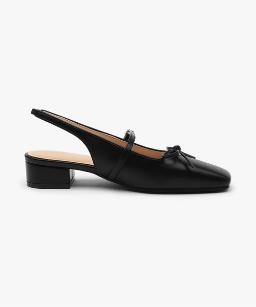 SAPPUN(サプン)の「Lemar(レマー)リボンスリングバックフラットパンプス(220-65104)SAPPUN(サプン)(パンプス・レディース・ブラック/ベージュ・24.5/24/23.5/23/22.5)」の10枚目の写真