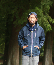 【ネイタルデザイン】デニムスウェットパーカ/DENIM SWET PARKA