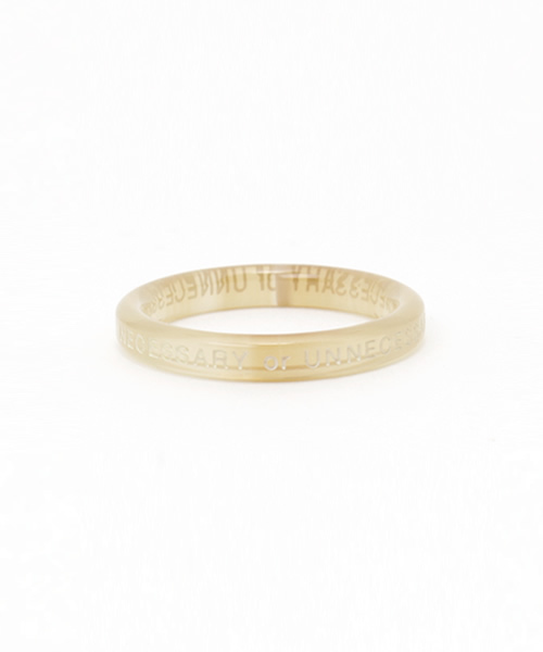 NECESSARY or UNNECESSARY（ネセサリーオアアンネセサリー）の「【NECESSARY or UNNECESSARY】BUTTON RING（リング・メンズ・その他/ブラック/ライトベージュ/ネイビー/ベージュ/ブラウン/グリーン/ホワイト・LARGE/MEDIUM/SMALL/X-SMALL）」の20枚目の写真
