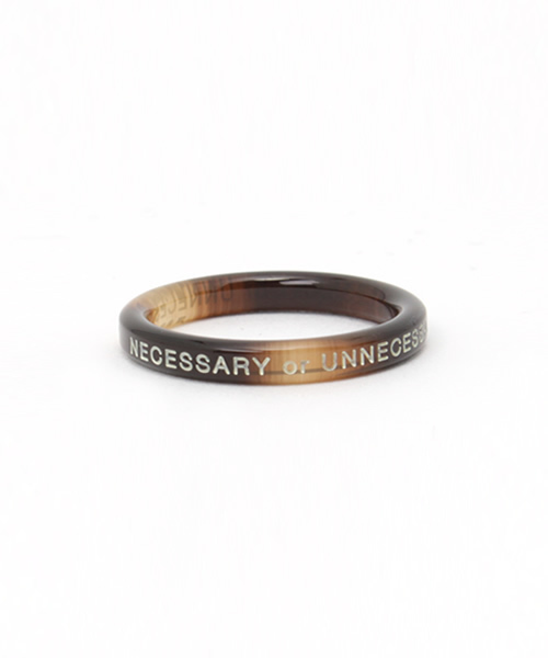 NECESSARY or UNNECESSARY（ネセサリーオアアンネセサリー）の「【NECESSARY or UNNECESSARY】BUTTON RING（リング・メンズ・その他/ブラック/ライトベージュ/ネイビー/ベージュ/ブラウン/グリーン/ホワイト・LARGE/MEDIUM/SMALL/X-SMALL）」の10枚目の写真