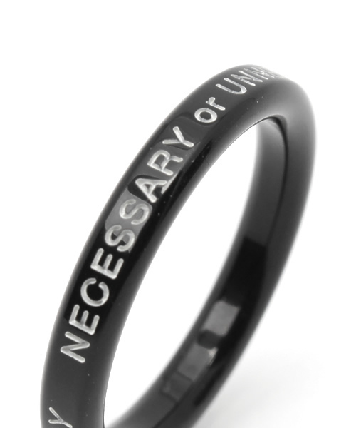 NECESSARY or UNNECESSARY（ネセサリーオアアンネセサリー）の「【NECESSARY or UNNECESSARY】BUTTON RING（リング・メンズ・その他/ブラック/ライトベージュ/ネイビー/ベージュ/ブラウン/グリーン/ホワイト・LARGE/MEDIUM/SMALL/X-SMALL）」の13枚目の写真