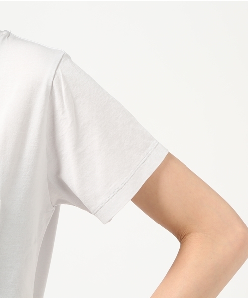 H/standard(アッシュ・スタンダード)の「《H/standard》80/2ガス焼インド綿天竺カットソー(Tシャツ/カットソー・レディース・カーキ/ピンク/グレー/ブルー/ホワイト系その他/グレー系その他/ブルー系その他・MEDIUM)」の12枚目の写真