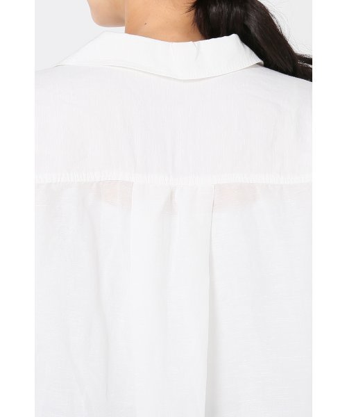 Noble（ノーブル）の「リネンスラブ エアリーシャツ◆（シャツ/ブラウス・レディース・ベージュ/ホワイト・FREE）」の15枚目の写真