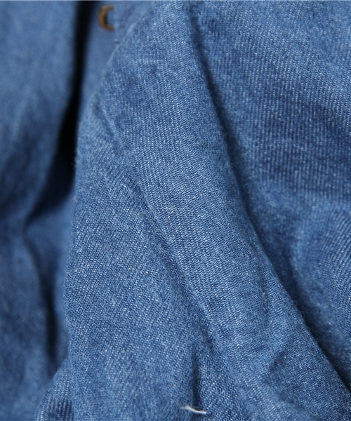 X-girl（エックスガール）の「TUCKED WIDE PANTS（その他パンツ・レディース・ベージュ/インディゴブルー・2/1）」の11枚目の写真