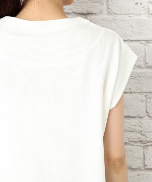 LEPSIM（レプシィム）の「ウラケプリントフレンチスリーブワンピース　718367（ワンピース・レディース・ブラック/グレー/ホワイト・MEDIUM/LARGE）」の10枚目の写真