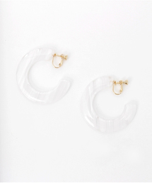 Omekashi | 【WEB限定】ECべっ甲太ループイヤリング(イヤリング)