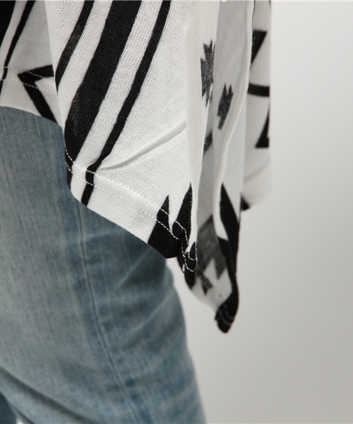 VENCEEXCHANGE（ヴァンスエクスチェンジ）の「オルテガ柄カーデアンサンブル（カーディガン/ボレロ・レディース・ホワイト・MEDIUM）」の8枚目の写真