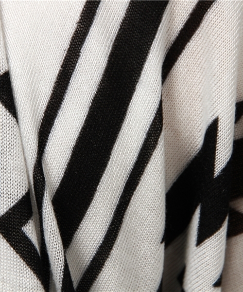 VENCEEXCHANGE（ヴァンスエクスチェンジ）の「オルテガ柄カーデアンサンブル（カーディガン/ボレロ・レディース・ホワイト・MEDIUM）」の9枚目の写真