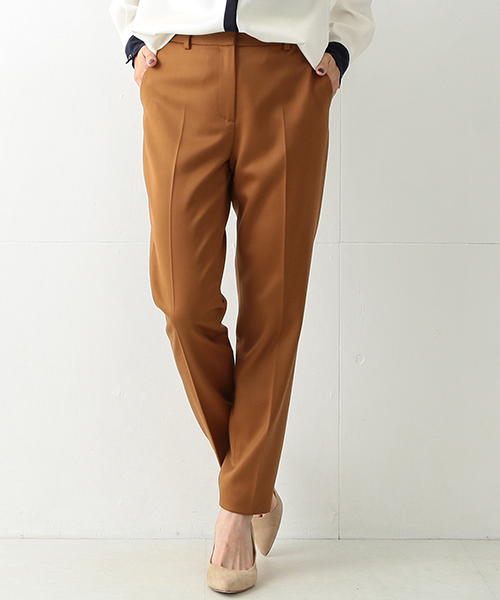 Demi Luxe Beams デミルクス ビームス の 4サイズ展開 Demi Luxe Beams ウールサテンクロップドパンツ その他パンツ Wear Demi Luxe Beams デミルクス ビームス の 4サイズ展開 Demi Luxe Beams ウールサテンクロップドパンツ その他パンツ Wear