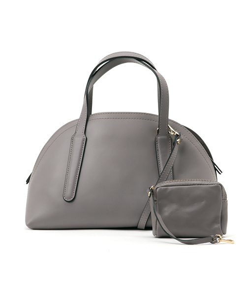 GIANNI CHIARINI（ジャンニ キアリーニ）の「【GIANNI CHIARINI】半月型ハンドバッグ(3964)（ハンドバッグ・レディース・グレー/ブラック・F）」の2枚目の写真