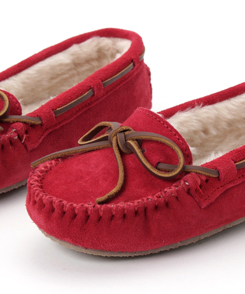 Minnetonka（ミネトンカ）の「【MINNETONKA/ミネトンカ】CALLY SLIPPER/キャリースリッパ（パンプス・レディース・ネイビー/ベージュ/レッド/ダークブラウン・6/8/7）」の5枚目の写真