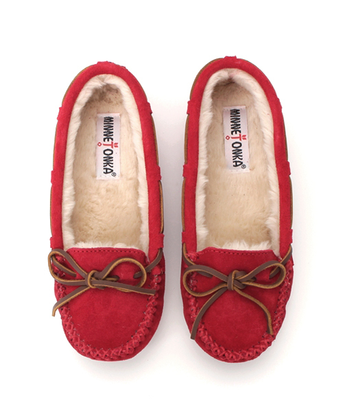 Minnetonka（ミネトンカ）の「【MINNETONKA/ミネトンカ】CALLY SLIPPER/キャリースリッパ（パンプス・レディース・ネイビー/ベージュ/レッド/ダークブラウン・6/8/7）」の8枚目の写真