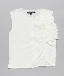 CHUBBYGANG | フリルデザインノースリーブTシャツ(タンクトップ)