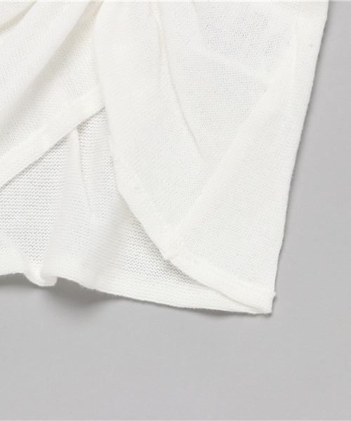 CHUBBYGANG（チャビーギャング）の「フリルデザインノースリーブTシャツ（タンクトップ・キッズ・ブラック/オフホワイト・160/130/140/150/110/120/100）」の6枚目の写真